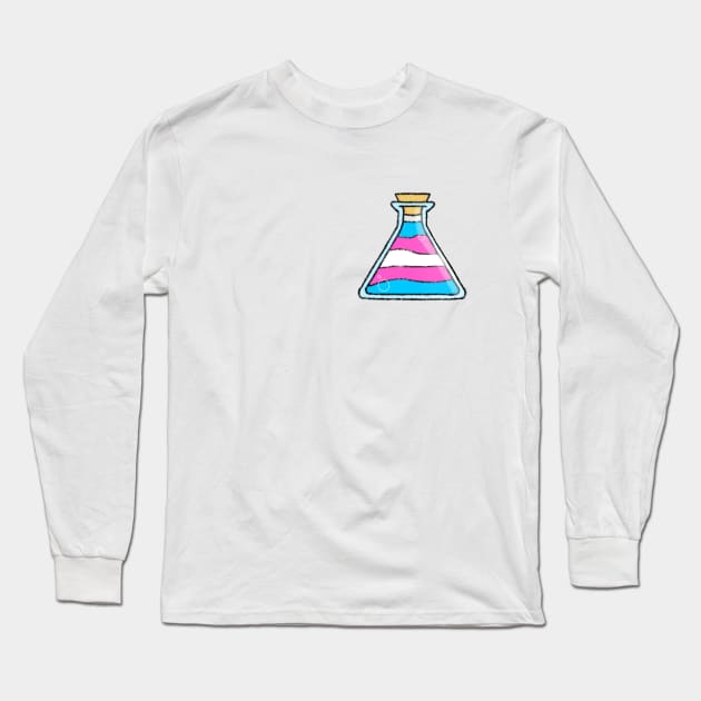 Trans Potion Long Sleeve T-Shirt by the-bone-weaver 